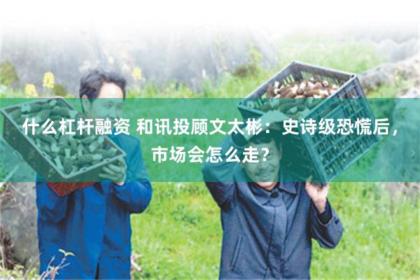 什么杠杆融资 和讯投顾文太彬：史诗级恐慌后，市场会怎么走？