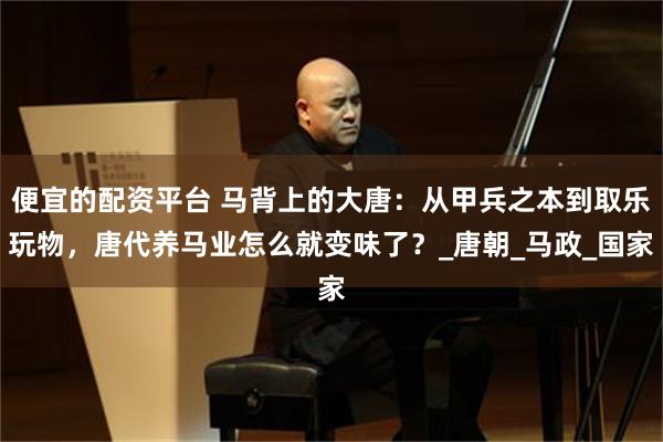 便宜的配资平台 马背上的大唐：从甲兵之本到取乐玩物，唐代养马业怎么就变味了？_唐朝_马政_国家