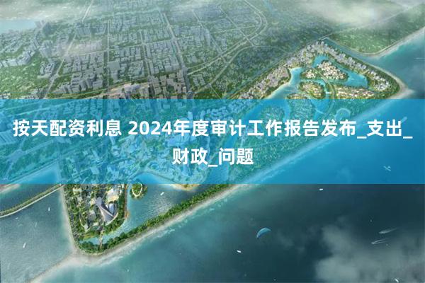 按天配资利息 2024年度审计工作报告发布_支出_财政_问题